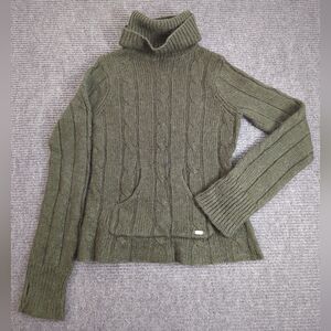 Columbia Cable Knit Alpaca Wool Blend Sweater Size XS Fisherman, Gorpcore